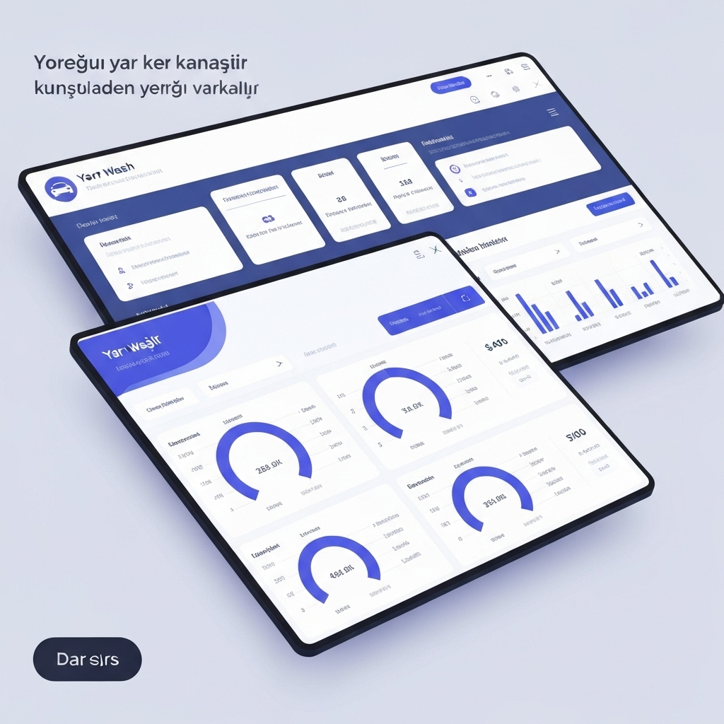 HizmetPro Araç Yıkama İşletme Yönetim Sistemi Dashboard - Müşteri Takibi ve Randevu Yönetimi